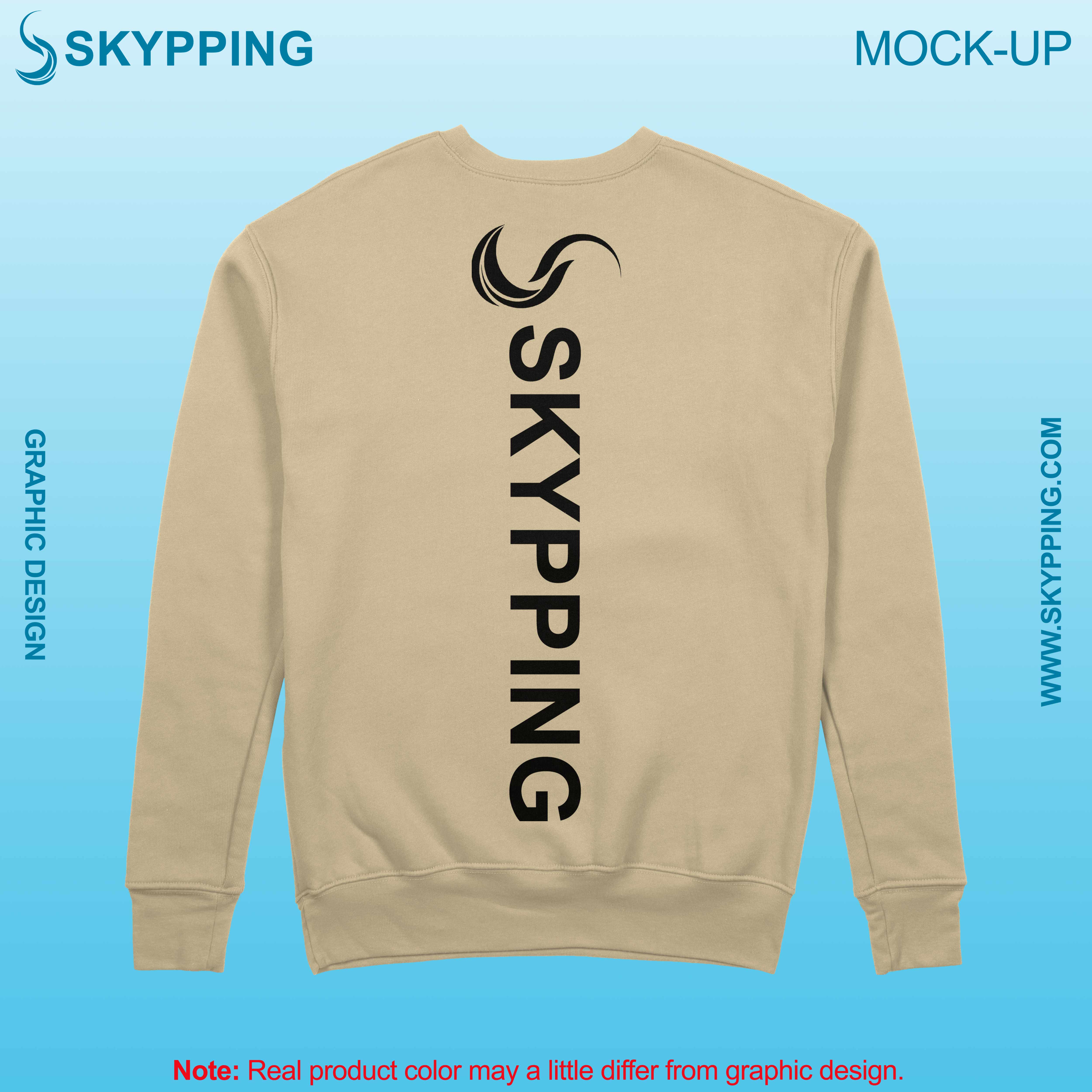 Sweatshirt with set-in style sleeve